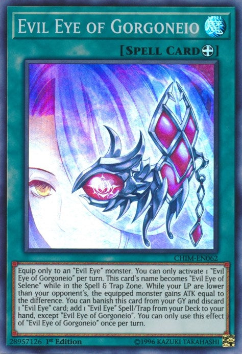 Evil Eye of Gorgoneio (CHIM-EN062) Super Rare