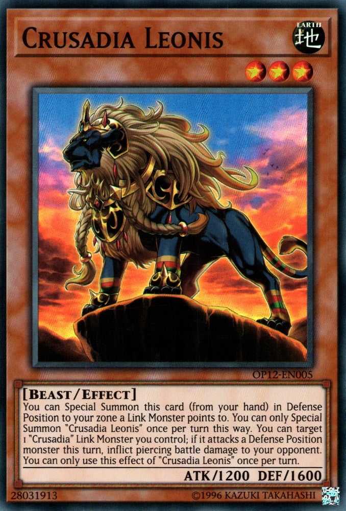 Crusadia Leonis (OP12-EN005) Super Rare