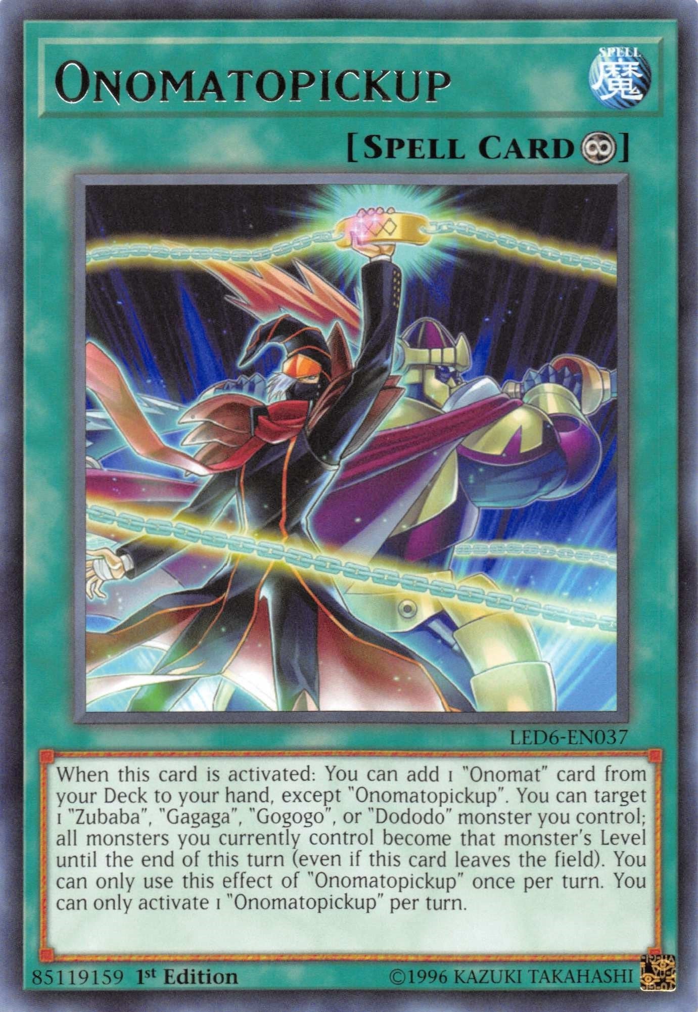 Onomatopickup (LED6-EN037) Rare