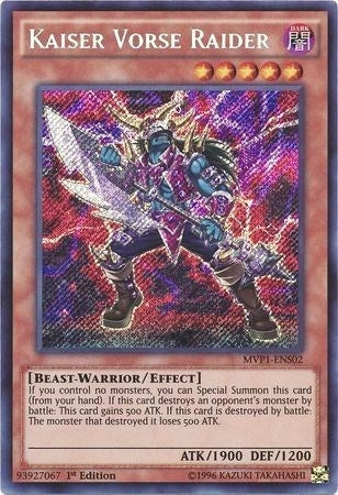 Kaiser Vorse Raider (MVP1-ENS02)  Secret Rare