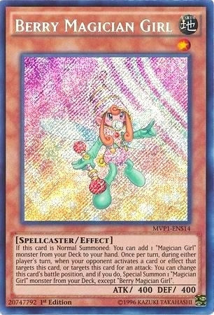 Berry Magician Girl (MVP1-ENS14)  Secret Rare