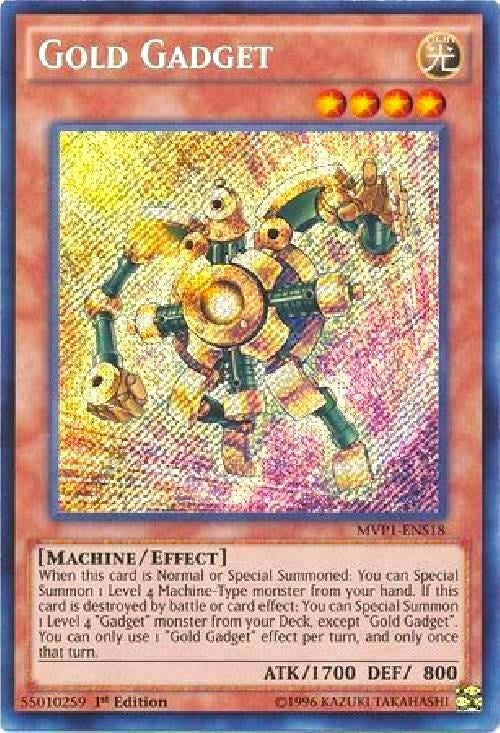 Gold Gadget (MVP1-ENS18)  Secret Rare