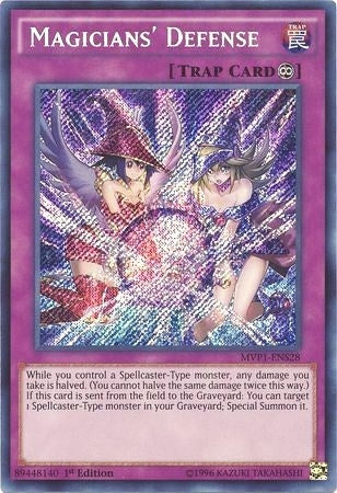Magicians' Defense (MVP1-ENS28)  Secret Rare