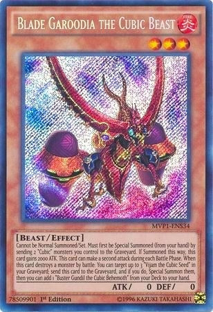 Blade Garoodia the Cubic Beast (MVP1-ENS34)  Secret Rare
