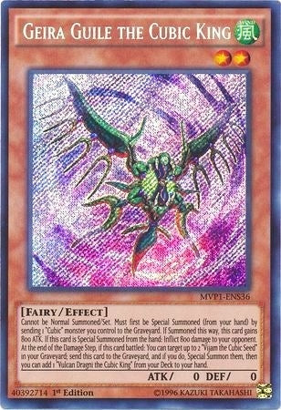 Geira Guile the Cubic King (MVP1-ENS36)  Secret Rare
