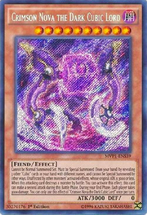 Crimson Nova the Dark Cubic Lord (MVP1-ENS39)  Secret Rare