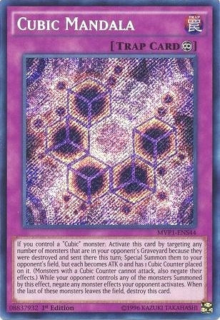 Cubic Mandala (MVP1-ENS44)  Secret Rare
