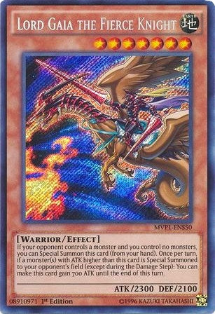 Lord Gaia the Fierce Knight (MVP1-ENS50)  Secret Rare