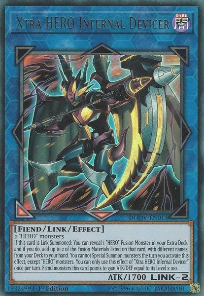 Xtra HERO Infernal Devicer (DUOV-EN013) Ultra Rare