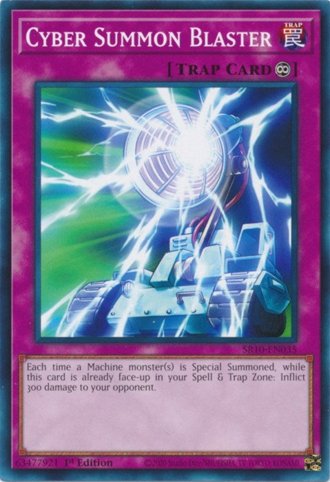 Cyber Summon Blaster (SR10-EN035) Common