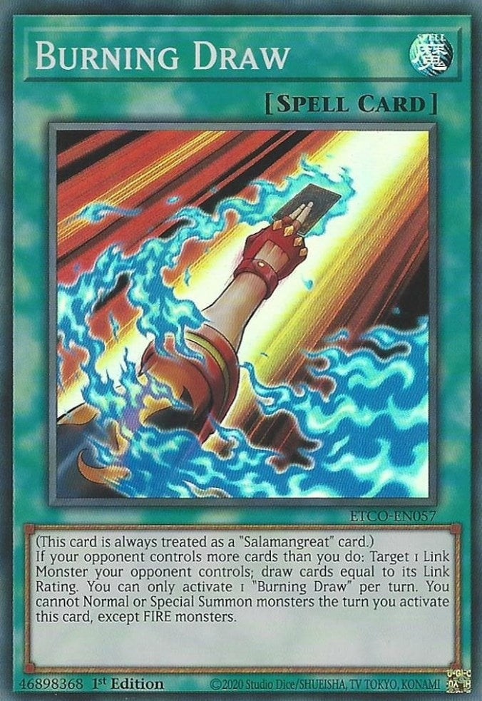 Burning Draw (ETCO-EN057) Super Rare