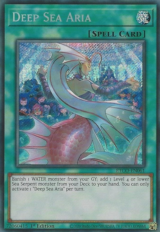 Deep Sea Aria (ETCO-EN061) Secret Rare