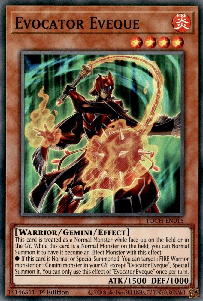 Evocator Eveque (TOCH-EN015) Super Rare