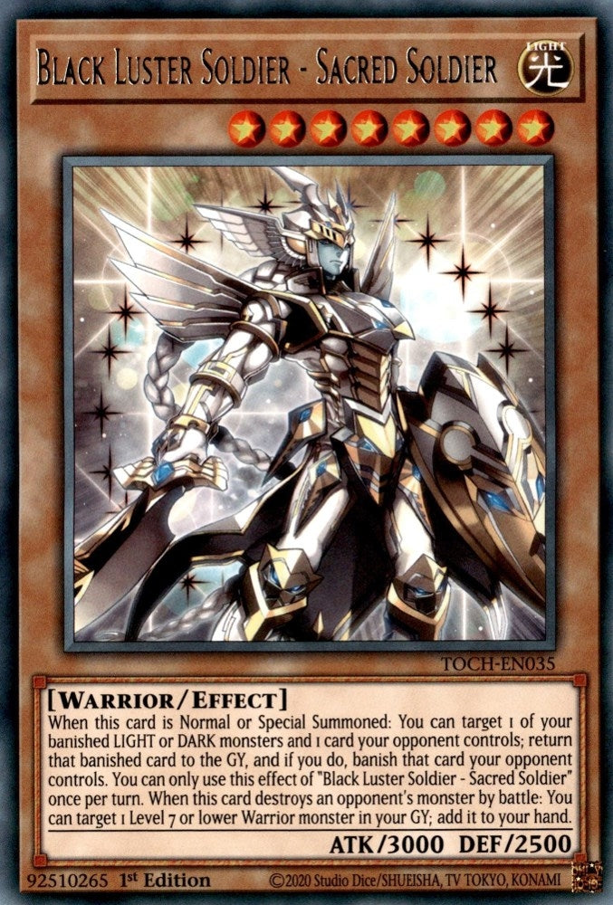 Black Luster Soldier - Sacred Soldier (TOCH-EN035) Rare