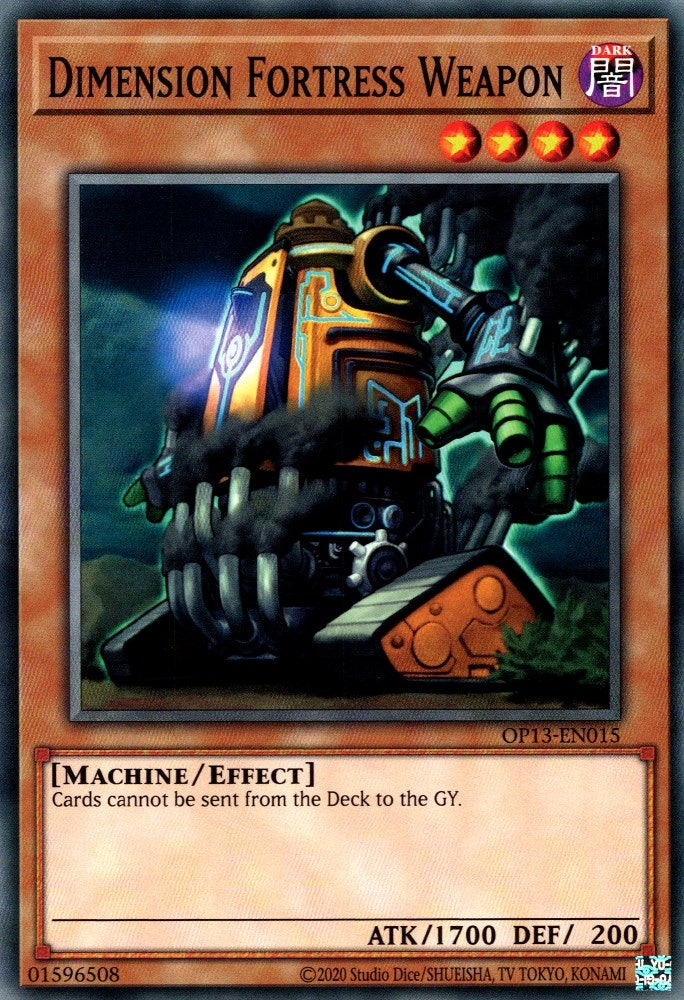 Dimension Fortress Weapon (OP13-EN015) Common