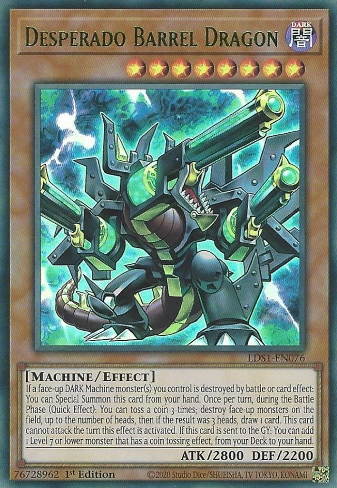 Desperado Barrel Dragon (Green) (LDS1-EN076) Ultra Rare
