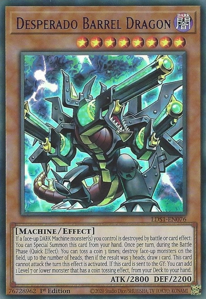 Desperado Barrel Dragon (Purple) (LDS1-EN076) Ultra Rare