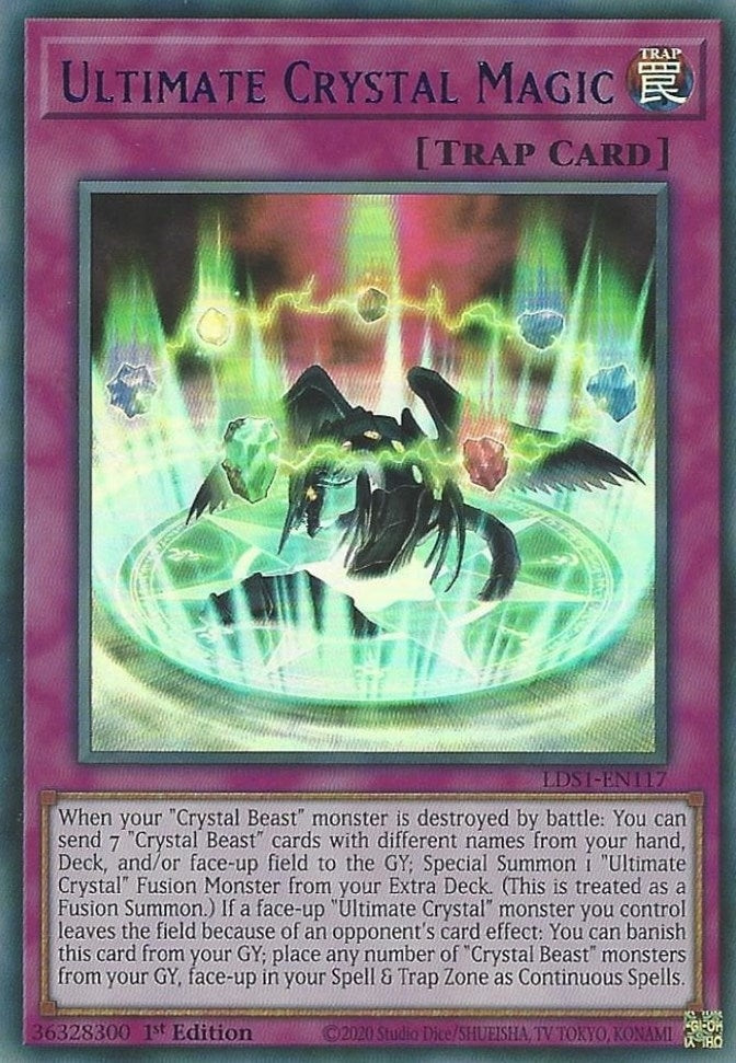 Ultimate Crystal Magic (Blue) (LDS1-EN117) Ultra Rare