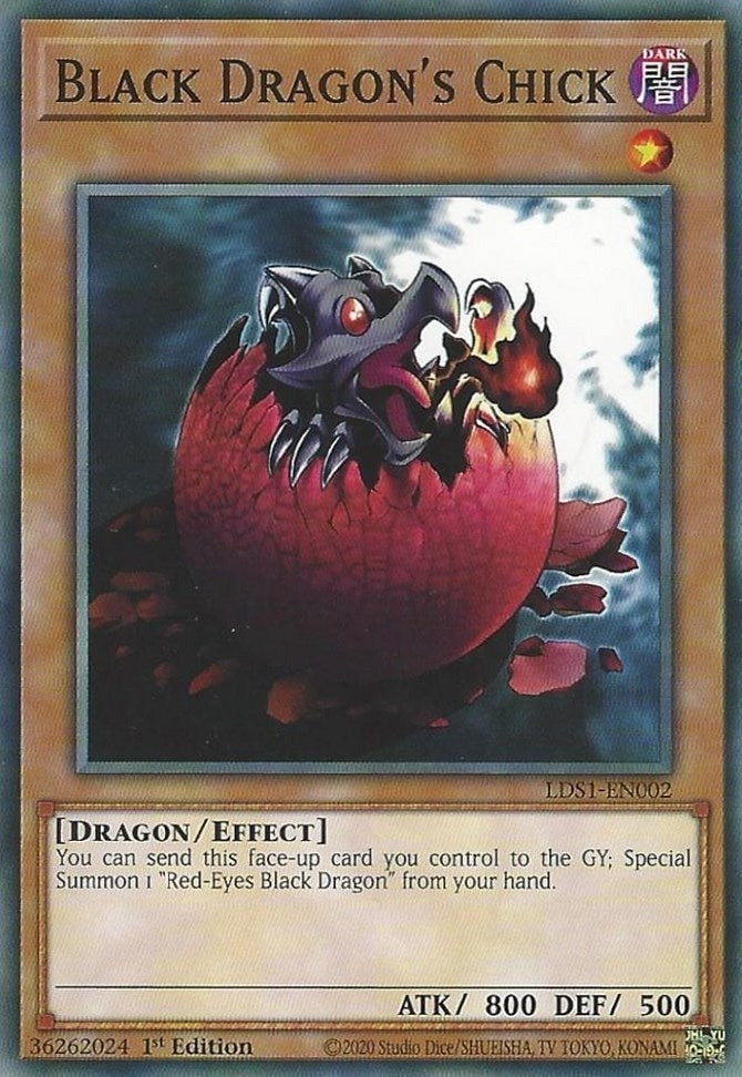 Black Dragon's Chick (LDS1-EN002) Common