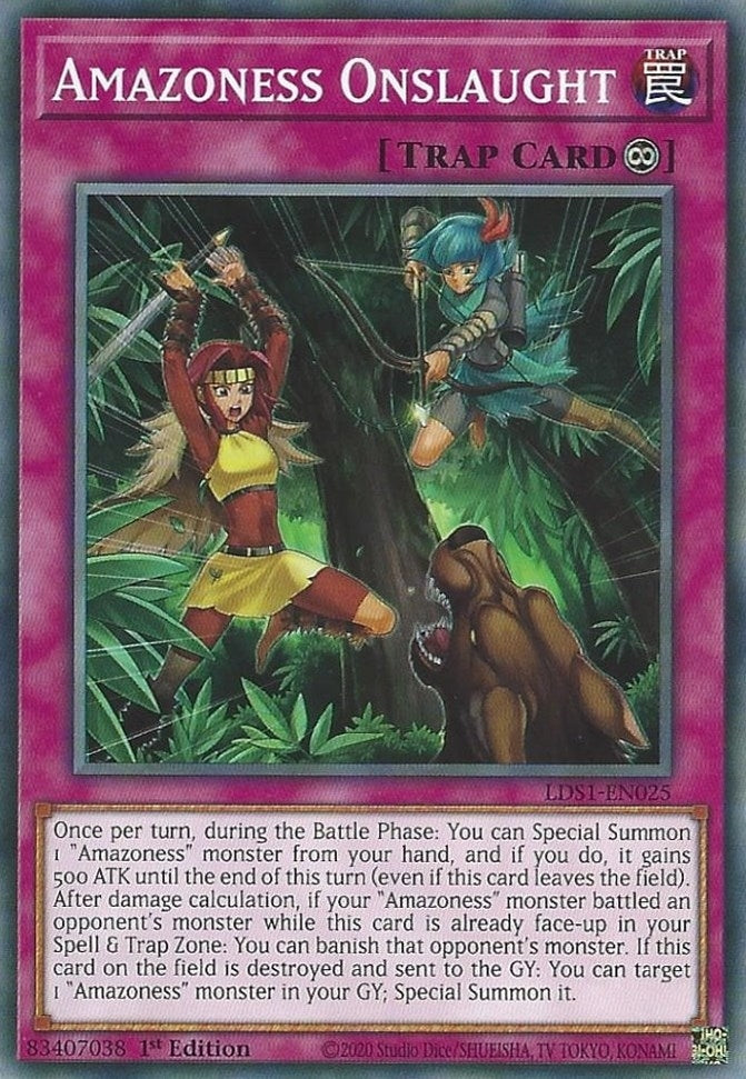 Amazoness Onslaught (LDS1-EN025) Common