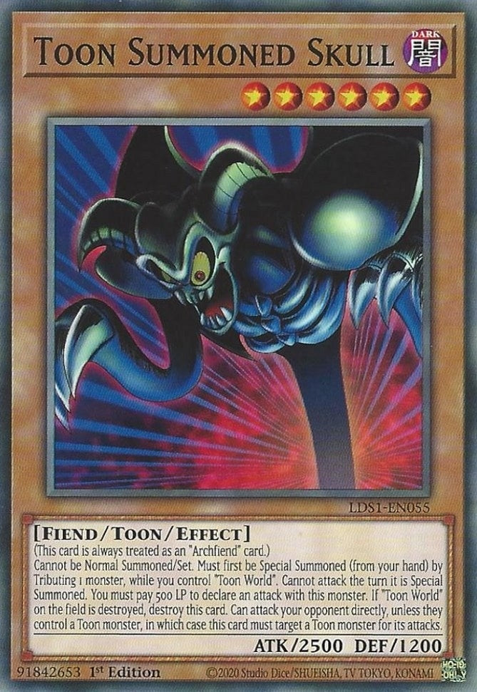 Toon Summoned Skull (LDS1-EN055) Common