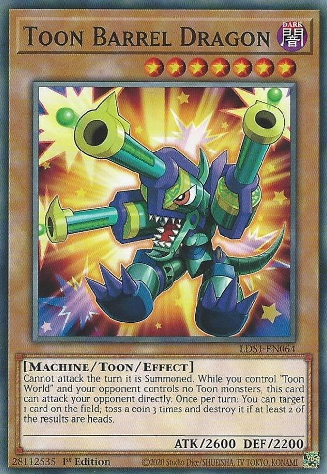 Toon Barrel Dragon (Legendary Duelists: Season 1)