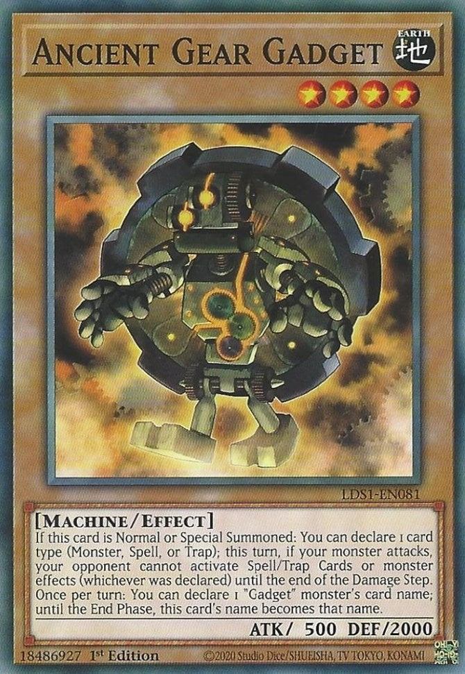 Ancient Gear Gadget (LDS1-EN081) Common