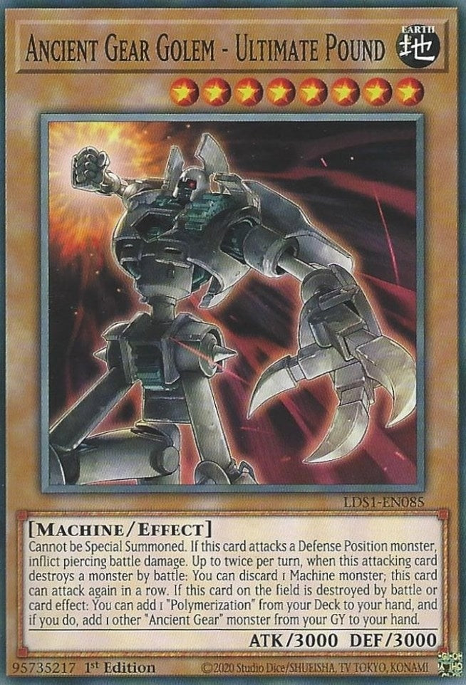 Ancient Gear Golem - Ultimate Pound (LDS1-EN085) Common