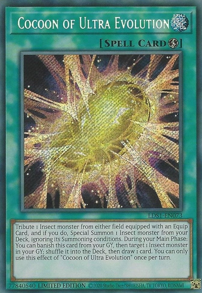Cocoon of Ultra Evolution (LDS1-EN073) Secret Rare