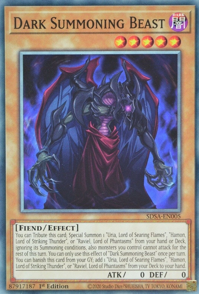 Dark Summoning Beast (SDSA-EN005) Common
