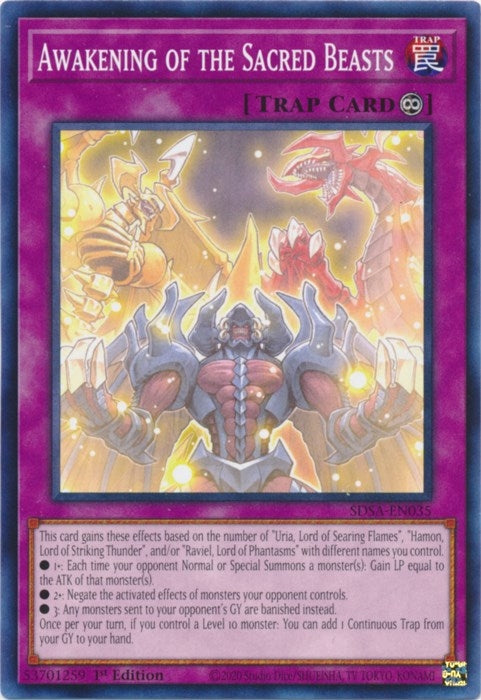 Awakening of the Sacred Beasts (SDSA-EN035) Common