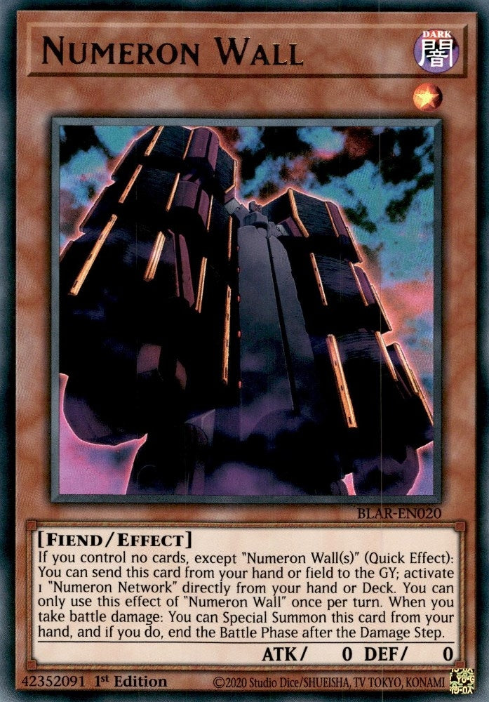 Numeron Wall (BLAR-EN020)  Ultra Rare
