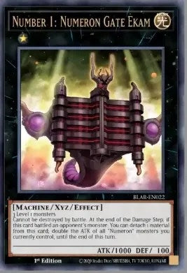 Number 1: Numeron Gate Ekam (BLAR-EN022)  Ultra Rare
