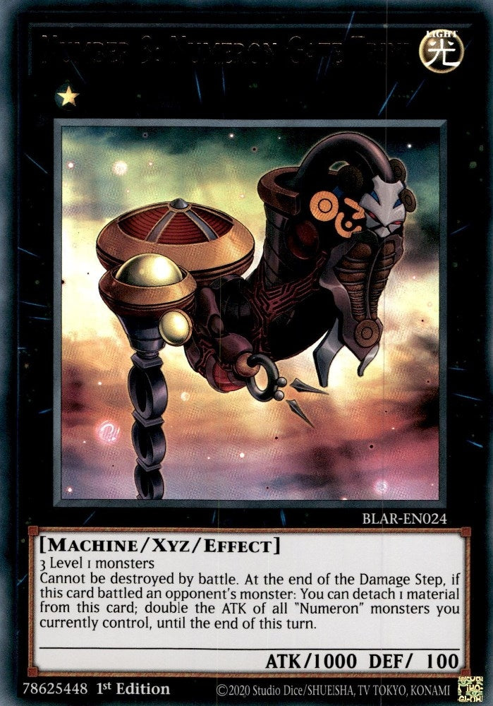 Number 3: Numeron Gate Trini (BLAR-EN024)  Ultra Rare