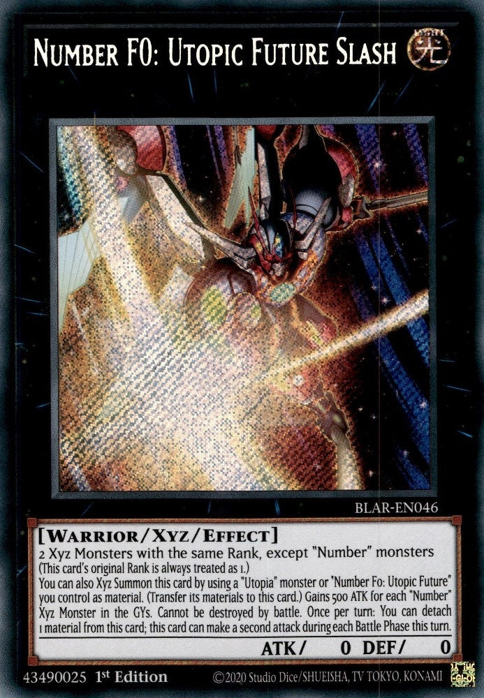 Number F0: Utopic Future Slash (BLAR-EN046)  Secret Rare