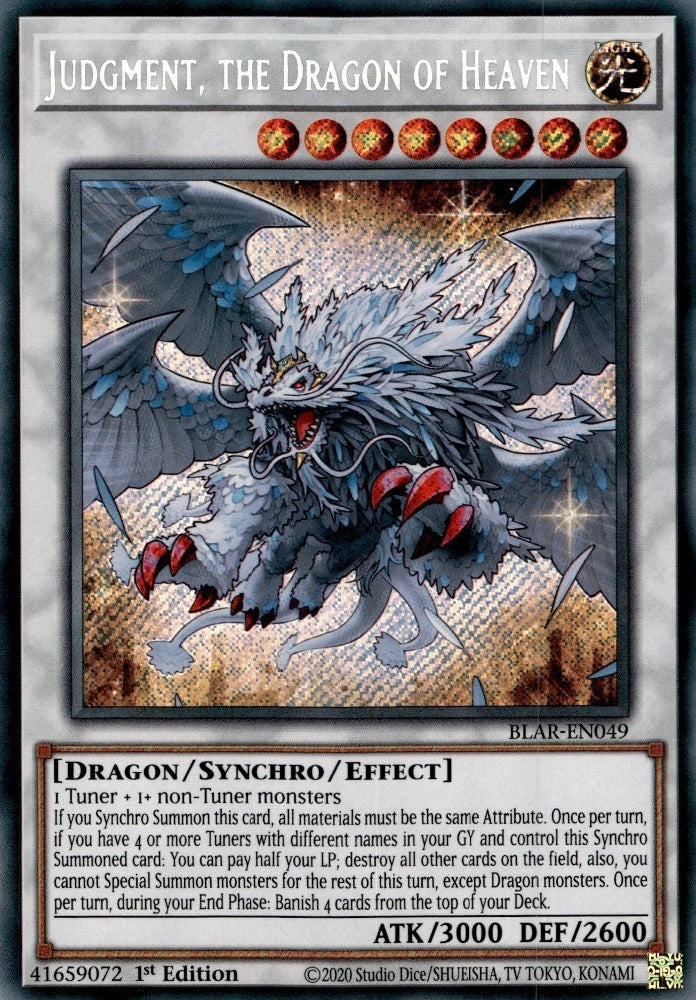 Judgment, the Dragon of Heaven (BLAR-EN049)  Secret Rare