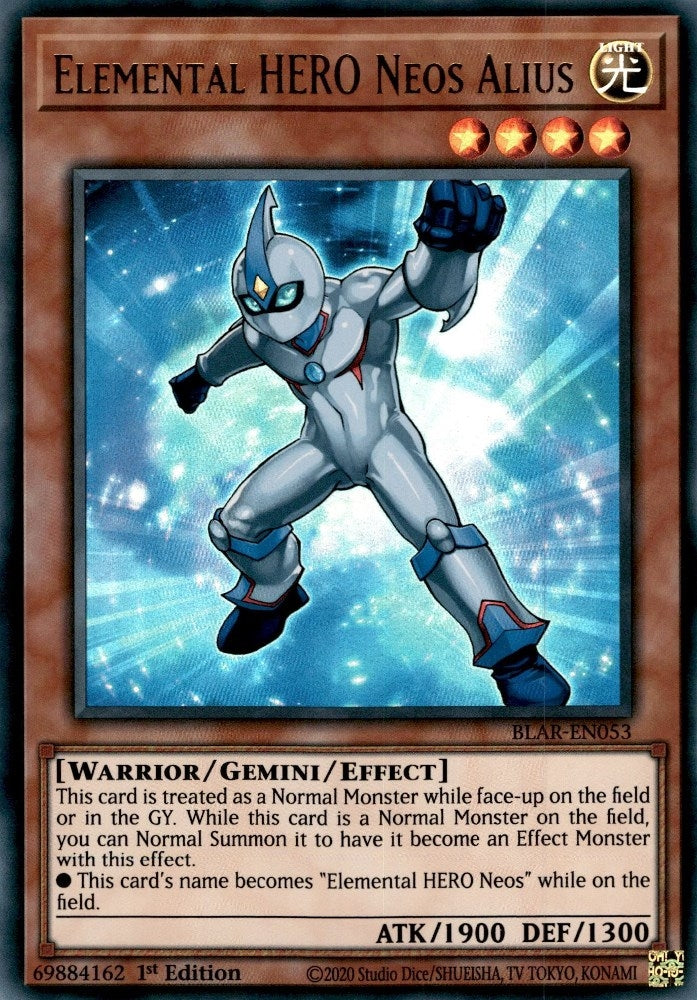 Elemental HERO Neos Alius (BLAR-EN053)  Ultra Rare
