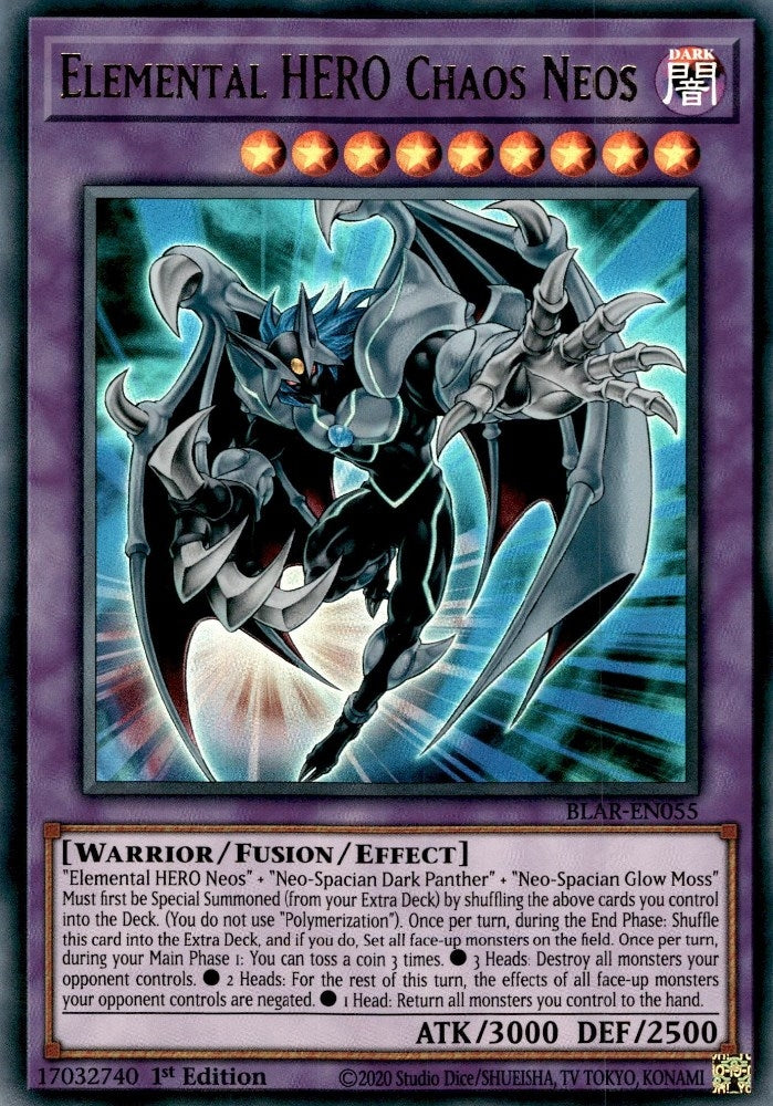 Elemental HERO Chaos Neos (BLAR-EN055)  Ultra Rare
