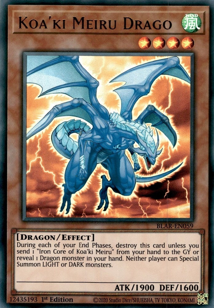 Koa'ki Meiru Drago (BLAR-EN059)  Ultra Rare