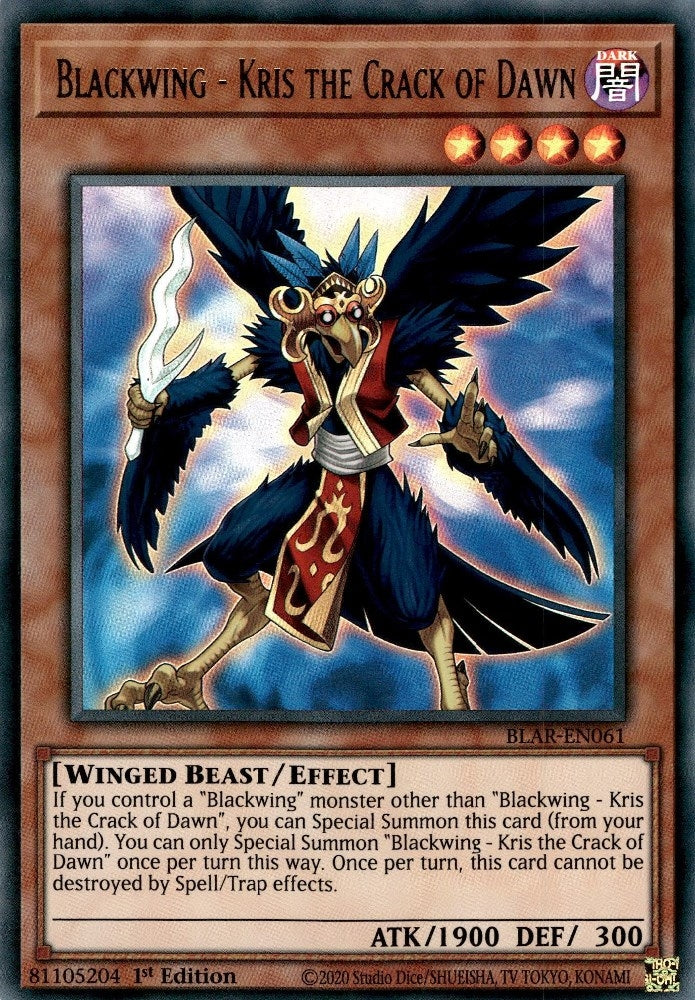 Blackwing - Kris the Crack of Dawn (BLAR-EN061)  Ultra Rare