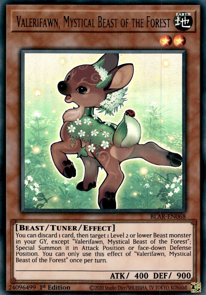 Valerifawn, Mystical Beast of the Forest (BLAR-EN068)  Ultra Rare