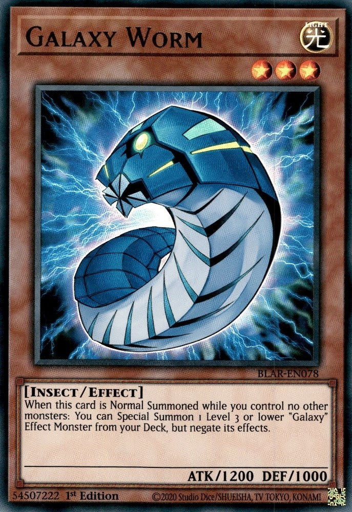 Galaxy Worm (BLAR-EN078)  Ultra Rare