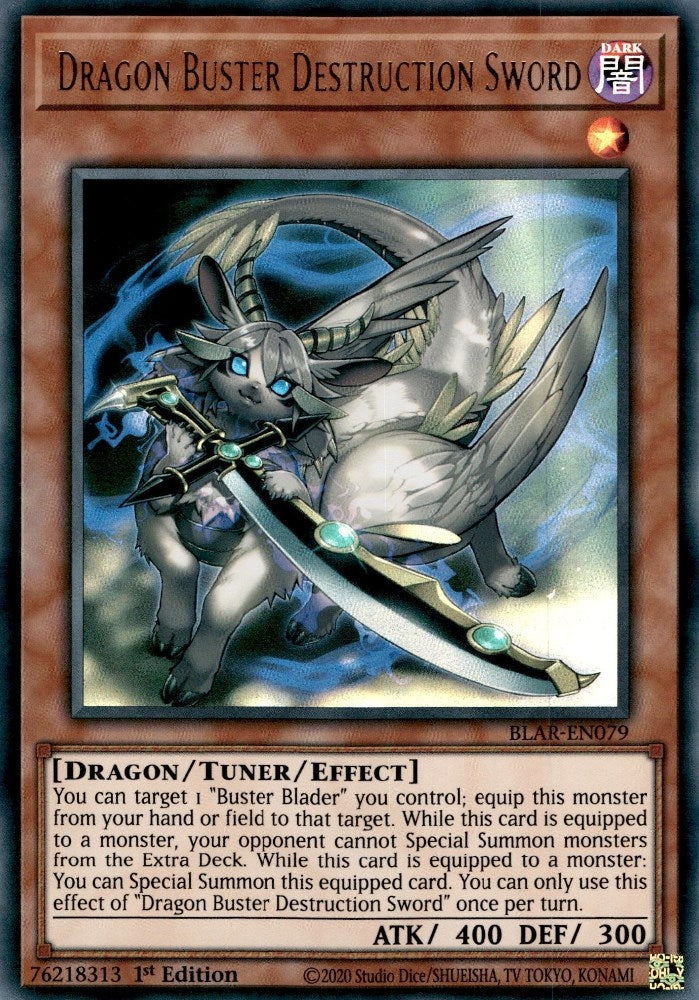 Dragon Buster Destruction Sword (BLAR-EN079)  Ultra Rare
