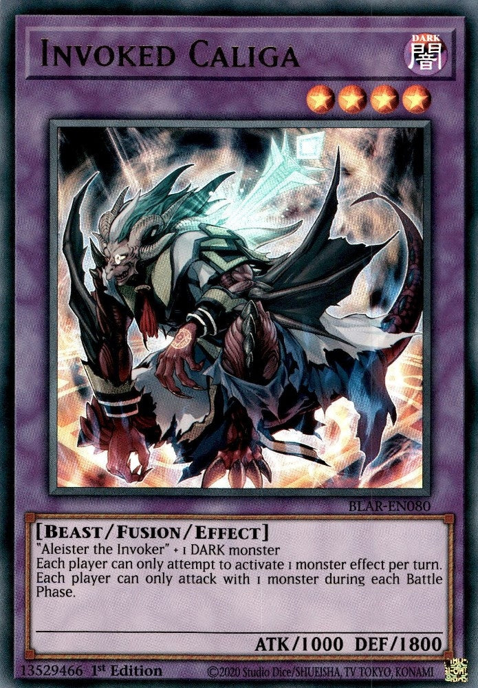Invoked Caliga (BLAR-EN080)  Ultra Rare
