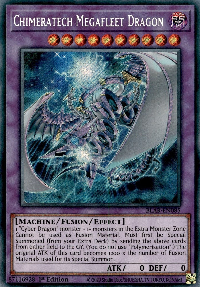 Chimeratech Megafleet Dragon (BLAR-EN085)  Secret Rare