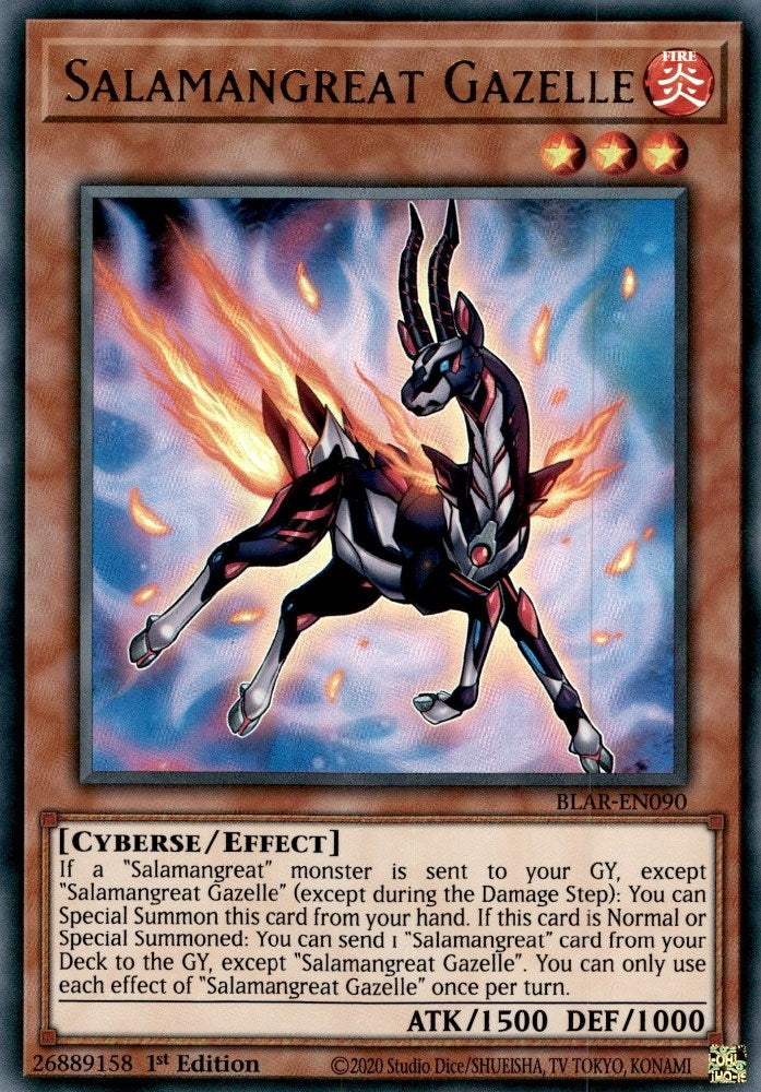 Salamangreat Gazelle (BLAR-EN090)  Ultra Rare
