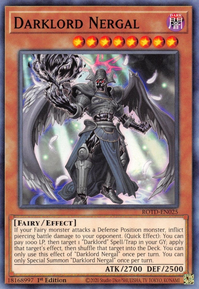 Darklord Nergal (ROTD-EN025) Common