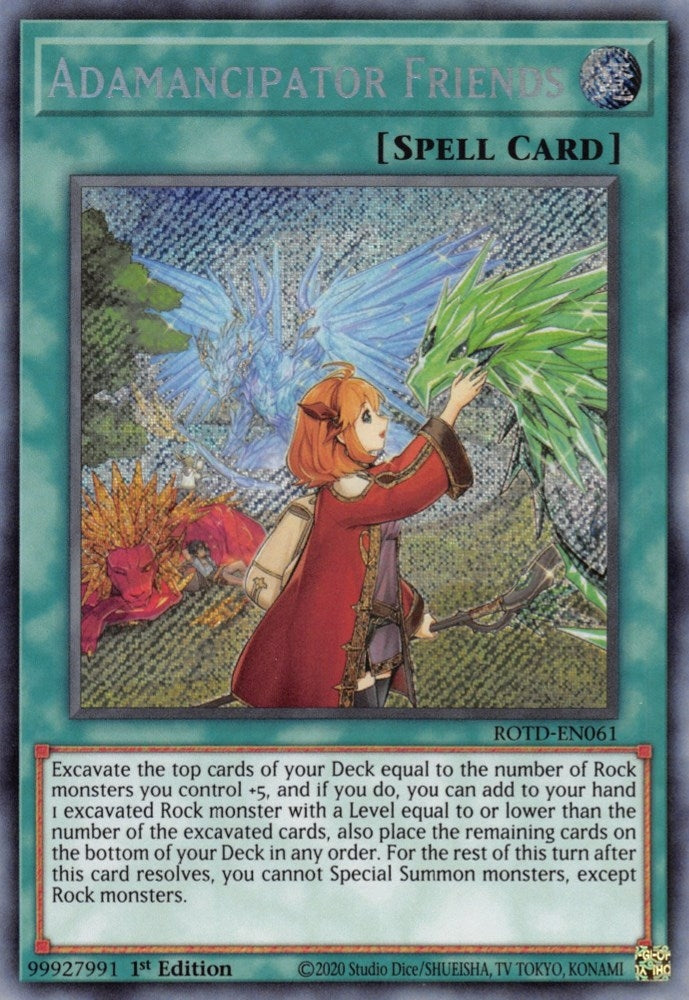 Adamancipator Friends (ROTD-EN061) Secret Rare
