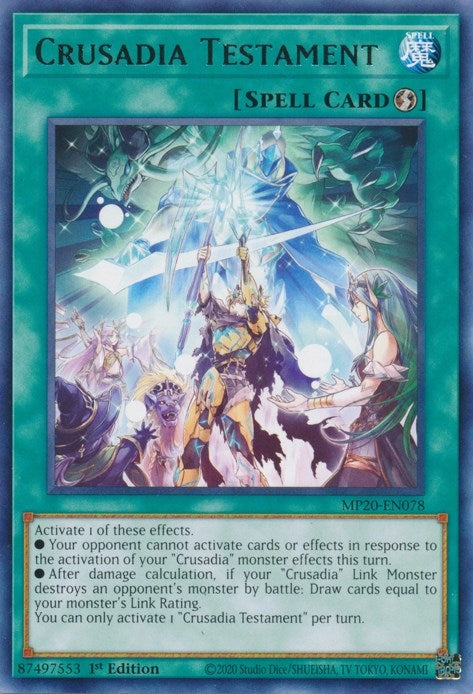 Crusadia Testament (MP20-EN078) Rare