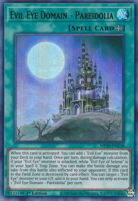 Evil Eye Domain - Pareidolia (MP20-EN238) Ultra Rare